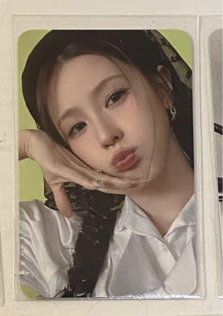 [USED] idle 7/15 Shanghai autograph session admission limited bonus trading card Miyeon