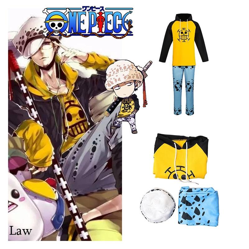 Cos One Piece Trafalgar D. Water Law Cosplay Costume