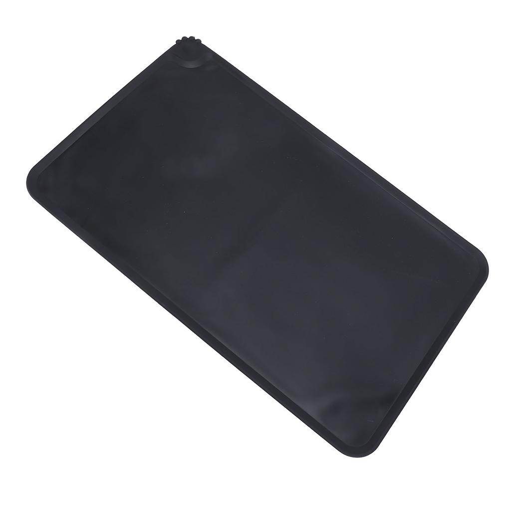 Silicone Pet Feeding Mat Spill Proof Anti Slip Washable Cute Look Cat Dog Food Water Bowl Mat for