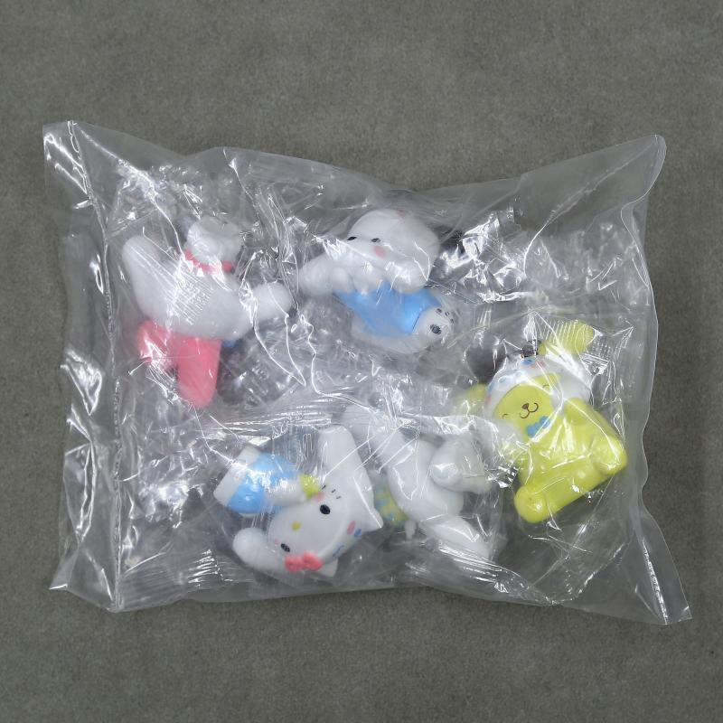 Sanrio Cinnamoroll Cross Dressing Melody Kuromi Hello Kitty Cartoon Cute Doll Anime Figure DIY Decorative Accessories Toy Gifts