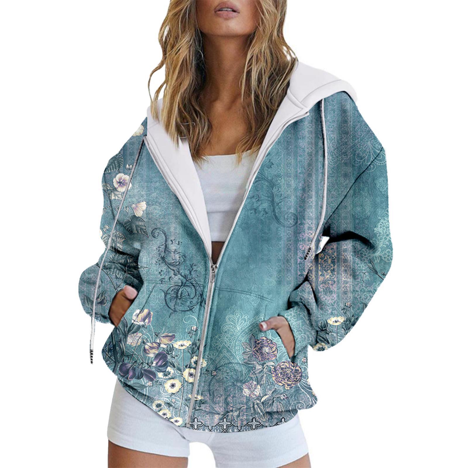 

Independent Station Cross border Fashion Zipper Loose Autumn 3D Digital New Hoodie Manufacturer Direct SalesMC4 2XL