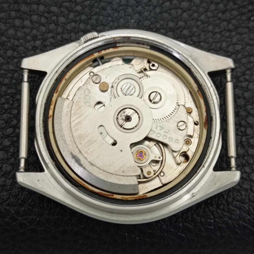 Seiko AUTOMATISCHE VINTAGE JAPAN 7009A HERREN UHR FERRARI ZIFFERBLATT a700500-5 R203-a700500