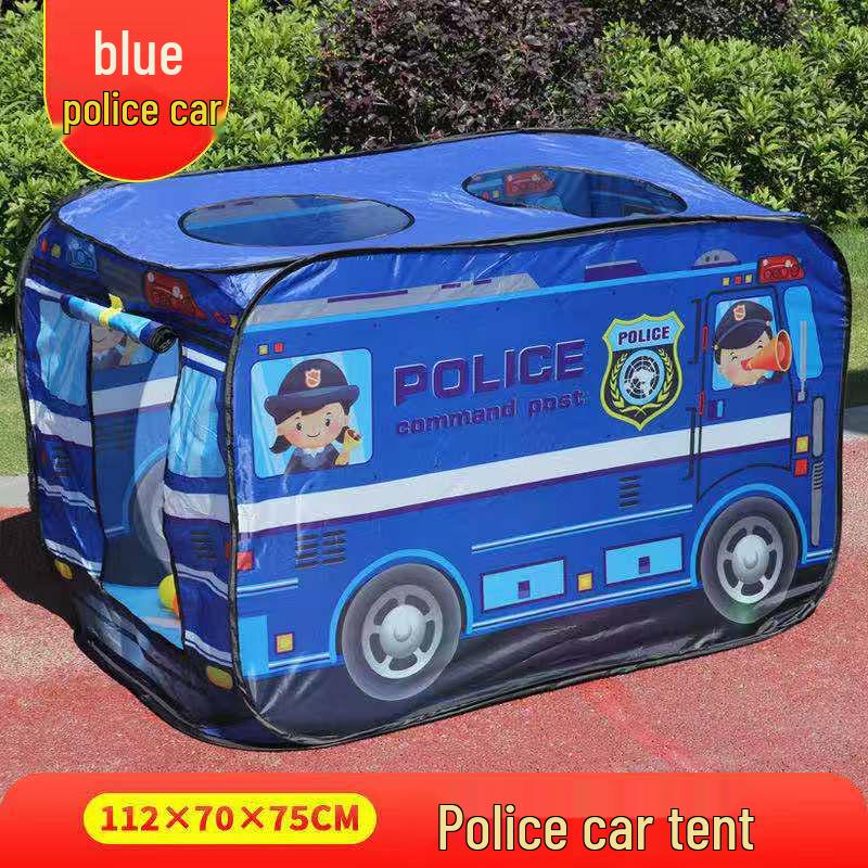 Children's Foldable Car Tent Playhouse - Indoor Pretend Play & Educational Toy for Ages 4-6