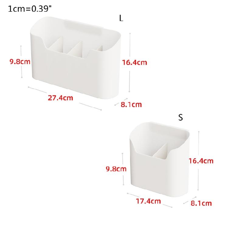 Mounted Storage Wall Remote Control Box Holder Organizer Phone Mobile for Case R