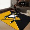 Pittsburgh Penguins Hockey Team Floor Mat for Living Room, Game Rooms, Office, Bedroom, Office Floor Mat Playful Design, Christmas Fan Gifts