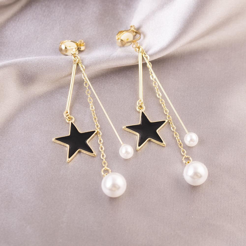 Versatile Light Luxury Ear Clips Without Pierced Ears Daily High-end Triangular Ear Clips Versatile Women's Earrings