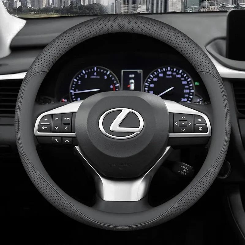 For Lexus IS ES NX RX Lbx ES200 GX550 RX500h RX350h NX450h ES300h Leather Steering Wheel Cover Ultra-thin Anti-slip Accessories