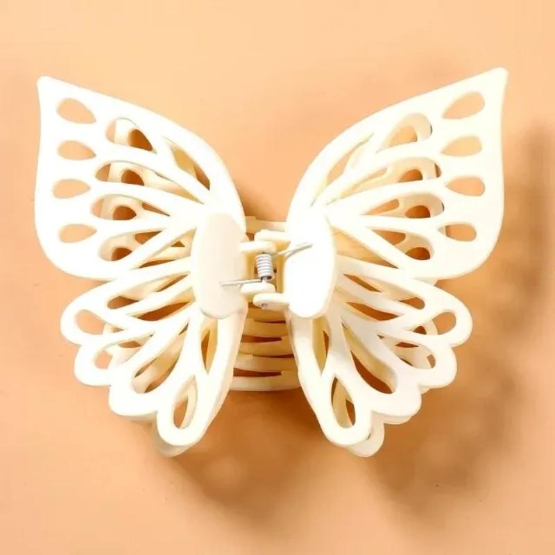 Fashion Butterfly Hair Claw for Women Elegant Geometric Grab Clips Back Head Hairpin Acrylic Barrettes Girls Hair Accessories