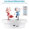 Round Shape Electric Turntable 360° Rotating Motorized Jewelry Show Holder  Live Streaming