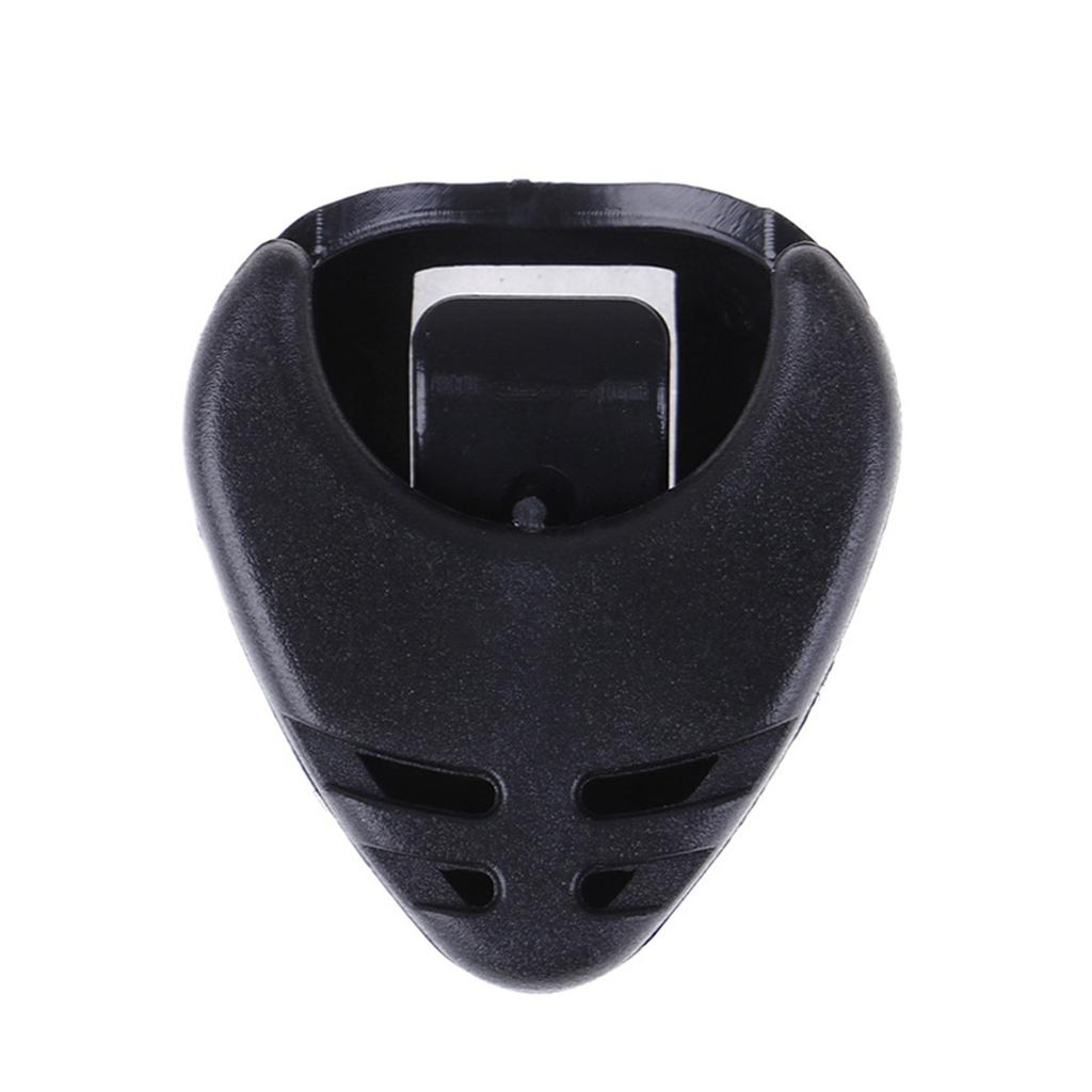 10Pcs Acoustic Electric Bass Guitars Pick Non-slip Guitar Pick Plectrums with Pick Holder Colorful Guitar Plectrums