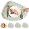 Nordic Water Drop Placemat - Waterproof, Oil-Proof, Heat-Resistant Dining Table Mat for Home, Restaurant, or Hotel Use.