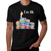 National Reading Day Reading Book Lovers Im Ok National Book Lovers Day Tshirt Large Size Short Sleeve Tshirt