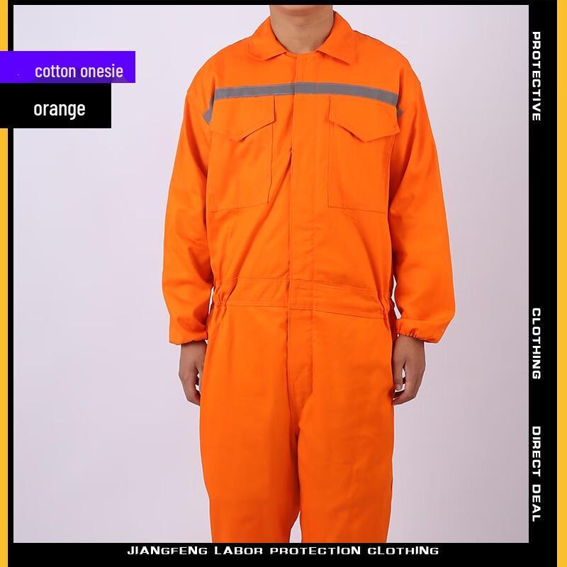 DAXTE Reflective Cotton Work Coverall M-XXXXL