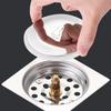 Creative Stainless Steel Press-Type Floor Drain Pop Up Bounce Pedal Type Sewer Floor Strainer Anti-odor Square Drain Filter