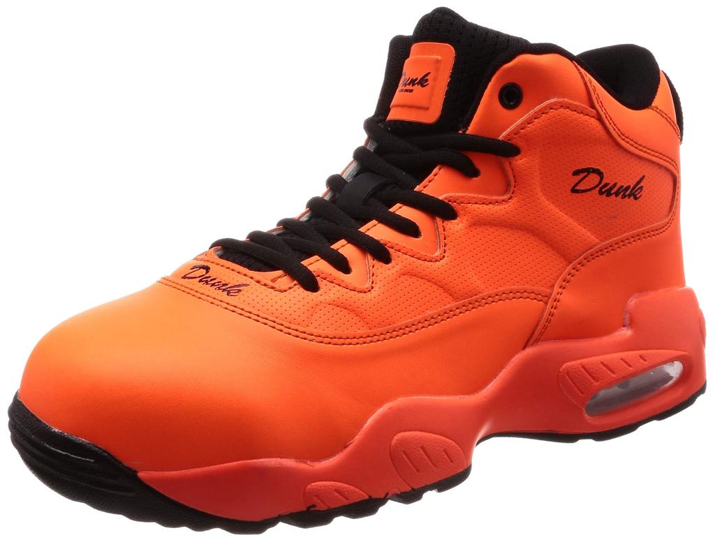 GD Japan Dunk Safety Shoes with Air Cushion Urethane Available In 4 Size 3E DN-550 Shoes/Work Sole, Colors, Orange, 25.5 Cm,