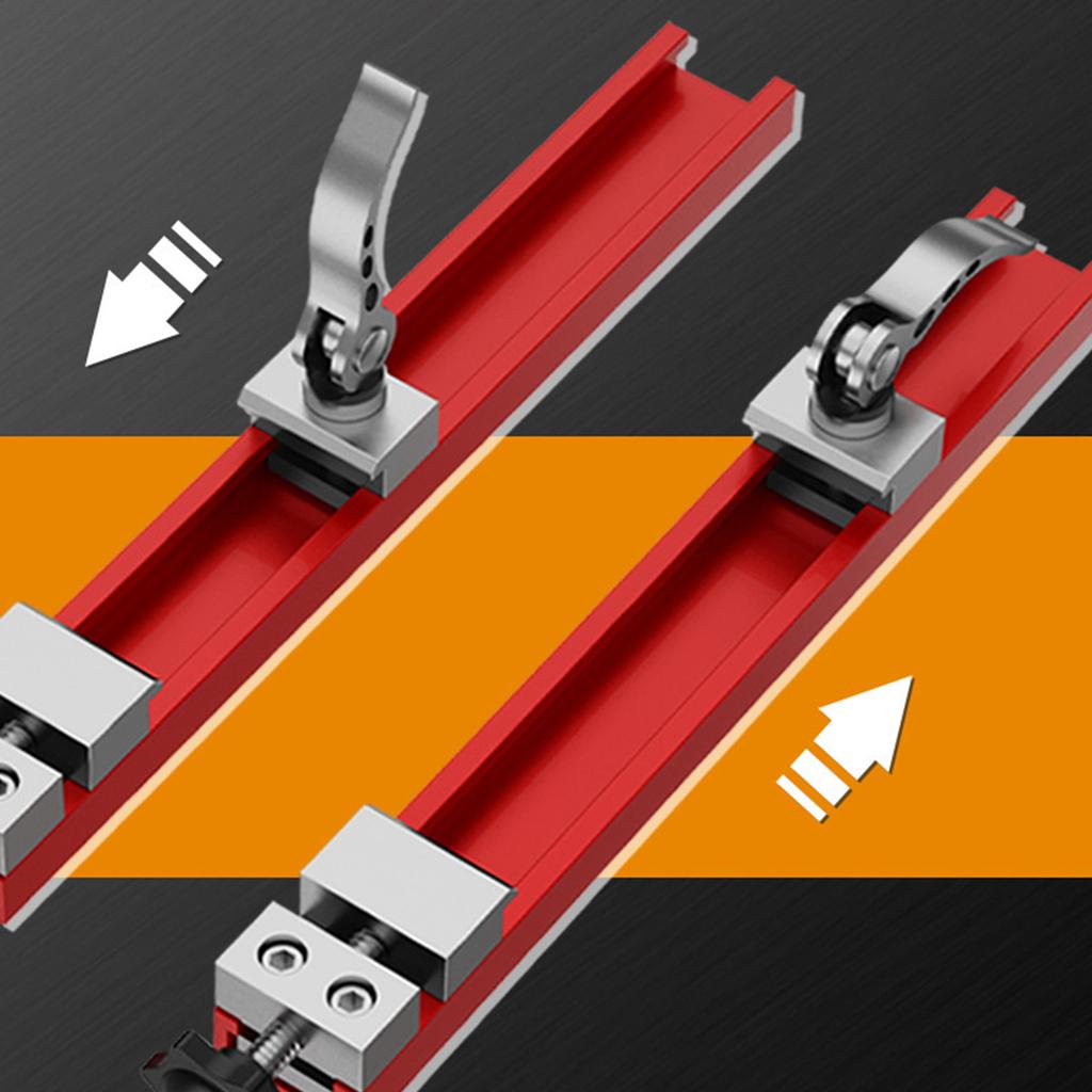 240mm/360mm Circular Guide Adjustable Circular Saw Track Guide Metal Cutting Fixed Ruler Wood Cutting Board Punch Position Tool