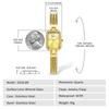 BERNY Watch Ladies Watch Bracelet Crystal Stylish and Luxury Birthday Gift 3ATM Waterproof Women's Set, Decoration, -