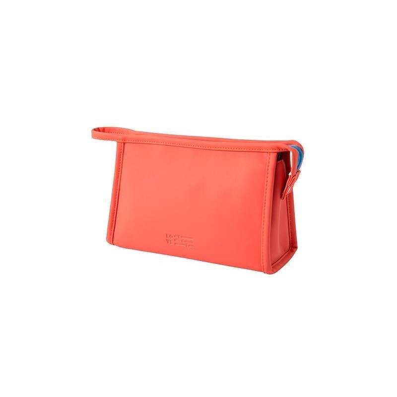 Yellow Pu Makeup Bag Stylish Urban Simple Design Large Capacity Storage Bag StyleE