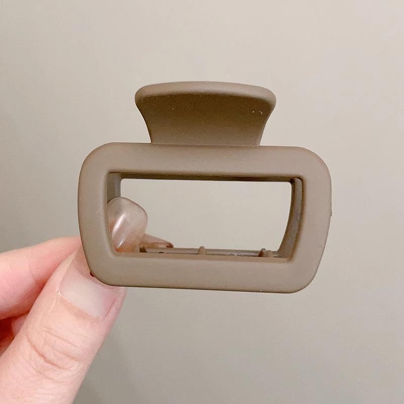 Massive schwarze matte große Haarklammern aus Acryl, Haarnadeln, Hai-Clip, Haarspange, Krabben-Haarspangen, Kopfbedeckung für Frauen, Haar-Accessoires