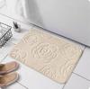 Thickening Bathroom Cashmere Mat Bath Non-slip Carpets In Wash Basin Bathtub  Floor Rug Shower Room Doormat Memory Foam 3D Pad