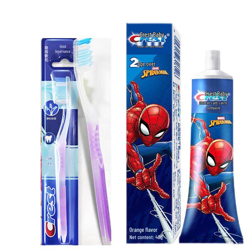 Набор Crest Kids Тройная Защита: Зубная щетка и зубная паста