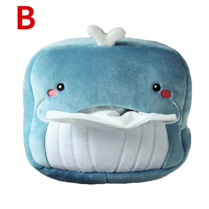 Tissue Boxes Creative Tissue Box Soft Cartoon Paper Napkin Case Cute Animals Car Paper Boxes Lovely Napkin Holder for Car Seat