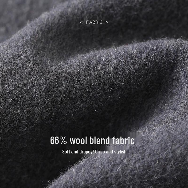 Yibai Women's Wool Blend Short Double-Faced Coat