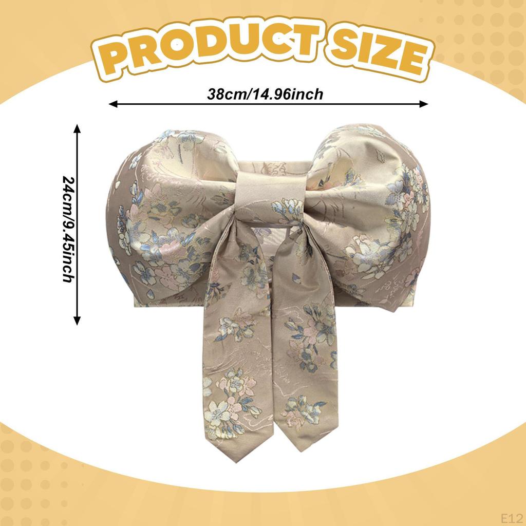 Japanese Kimono Bow Belt Cummerbund Sash, Portable Comfortable Lady Waist