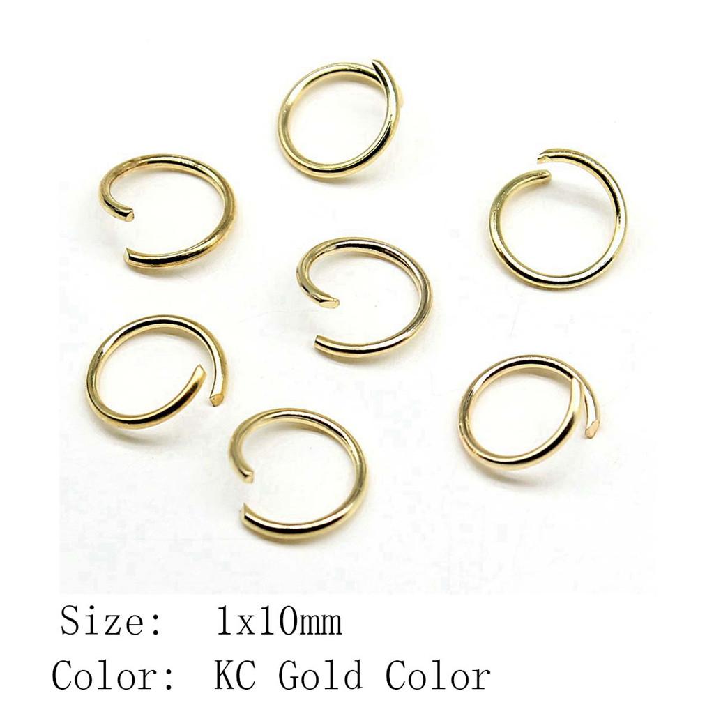 Wedding Anniversary Jewelry Materials Open Jump Rings 5 Colors 6 Sizes Accessories Parts Souvenir Accessories Parts