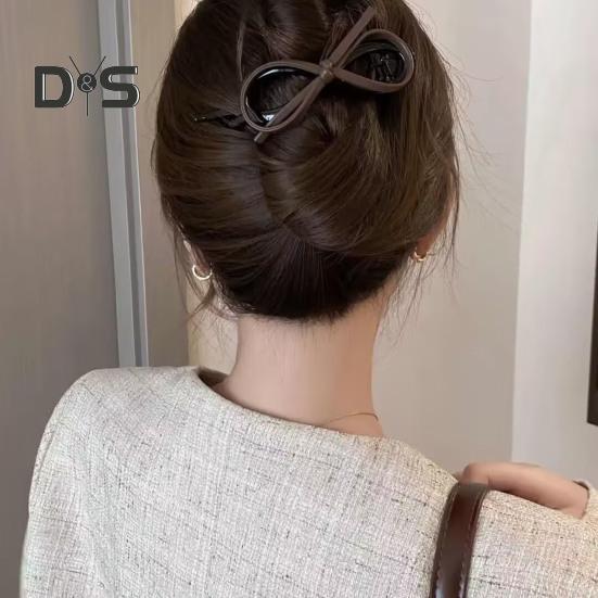 Bow Hair Clip Twist Bow Hair Pin Snap Closure Hair Clip Barrettes Women Girls Hair Accessories for Everyday Wear Parties Weddings