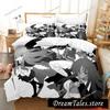 3D Print Anime Zero No Tsukaima Bedding Set Single Twin Full Queen King Size Adult Kid Bedroom Duvet Cover Sets Home Textiles