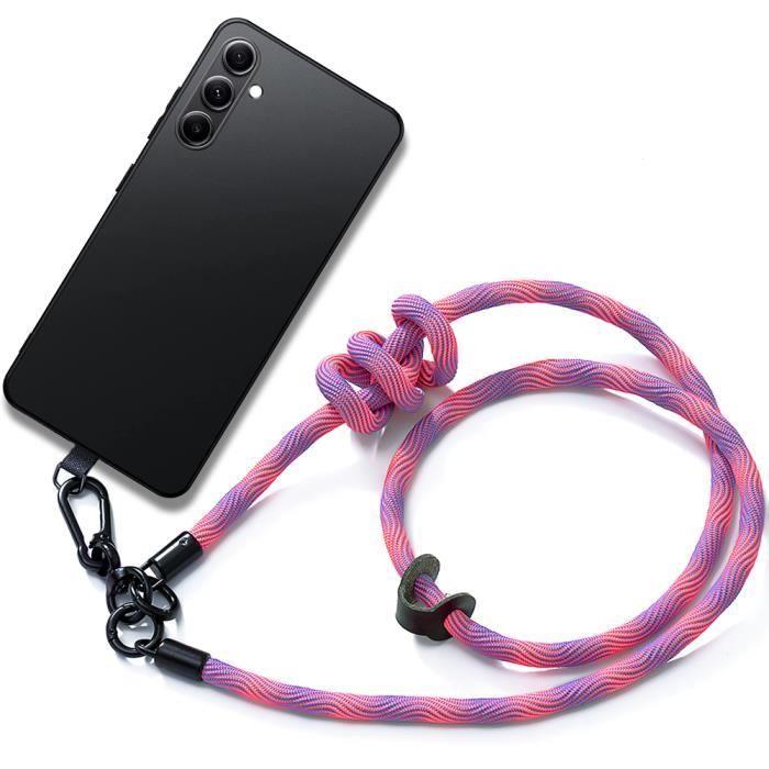 Coque - Samsung - Galaxy A54 5G - Antichoc - Anti-Rayures - Cordon Démontable Rose