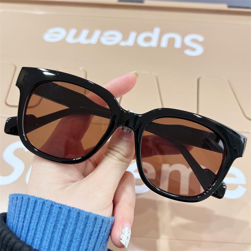 New sunglasses for women ins can be matched with myopia sunglasses to prevent ultraviolet rays, big face and thin man