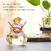 Traditional Honpo Kagami Mochi cake with gold small with lucky charm and fortune glass New lucky interior Kagami office business return thank you