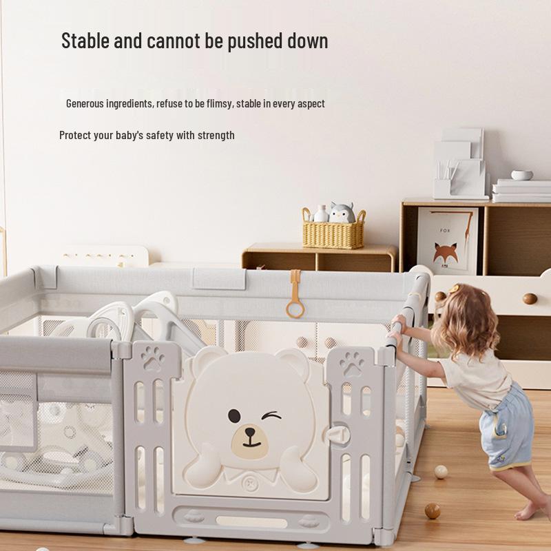 Yihai Children's Playpen: Indoor Baby Safety Gate and Crawling Fence