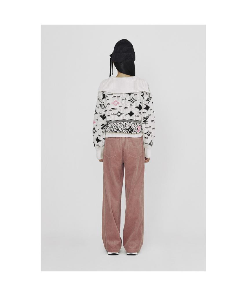 LUCKY CHOUETTE [Holiday Edition] Side Color Corduroy Banding Pants (Pink) Lfpns25010Pix
