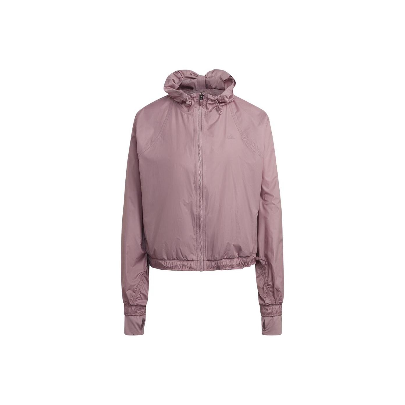

Adidas однотонная спортивная куртка с капюшоном для фитнеса женская верхняя одежда Magic-Pink HD9548 S