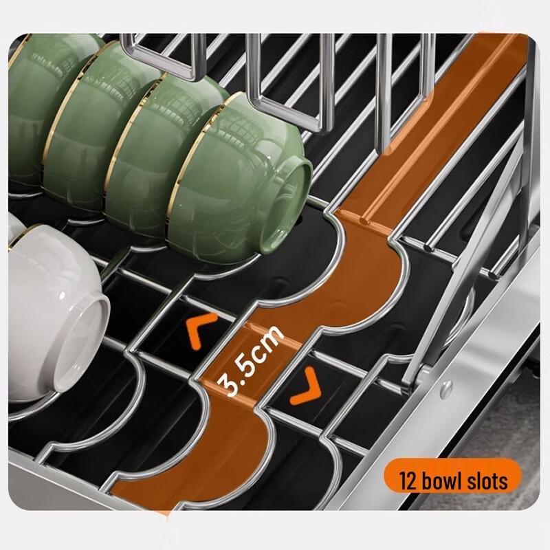 Double-Layer Countertop Dish Drying Rack