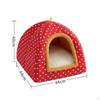 Cat House Pet Tent, Cave Bed, Autumn Winter Inner Cushion Mongolian Yurt Indoor Kennel Dog Bed