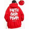 Men's Letter Print Hooded Sweatshirt with Velvet, Warm Casual Autumn/Winter Hoodie Jacket