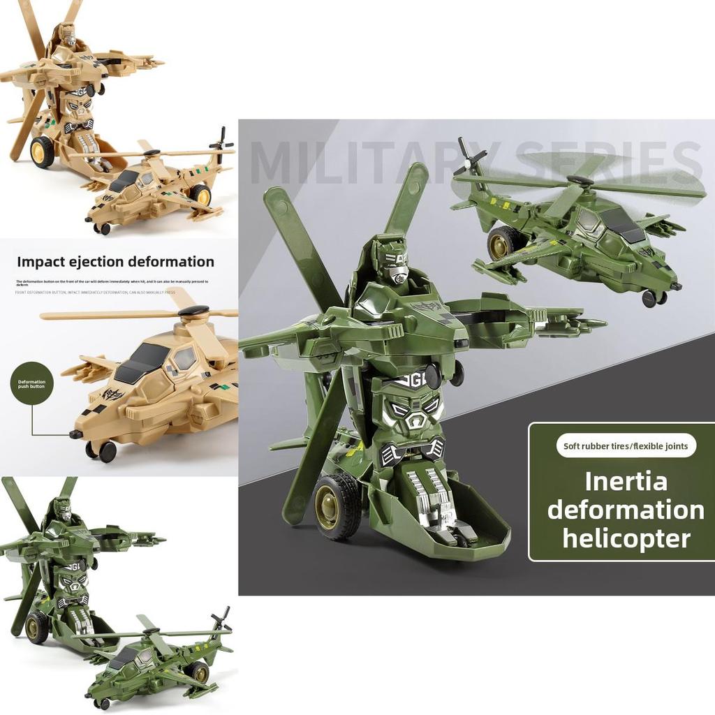 Inertia Transforming Toy Airplane For Boys With Onebutton Shape Shift And Impact Reaction