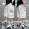 Children's clothing boys' summer pants 2026 new style mid to large children's summer shorts boys' summer thin five quarter pants