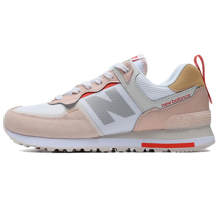 New New Balance 574 Shoes For Pink/Orange Women's WL574ISE