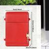 Lightweight And Portable Wall-mounted , Ideal for Newspapers, Envelopes Outdoor Use.