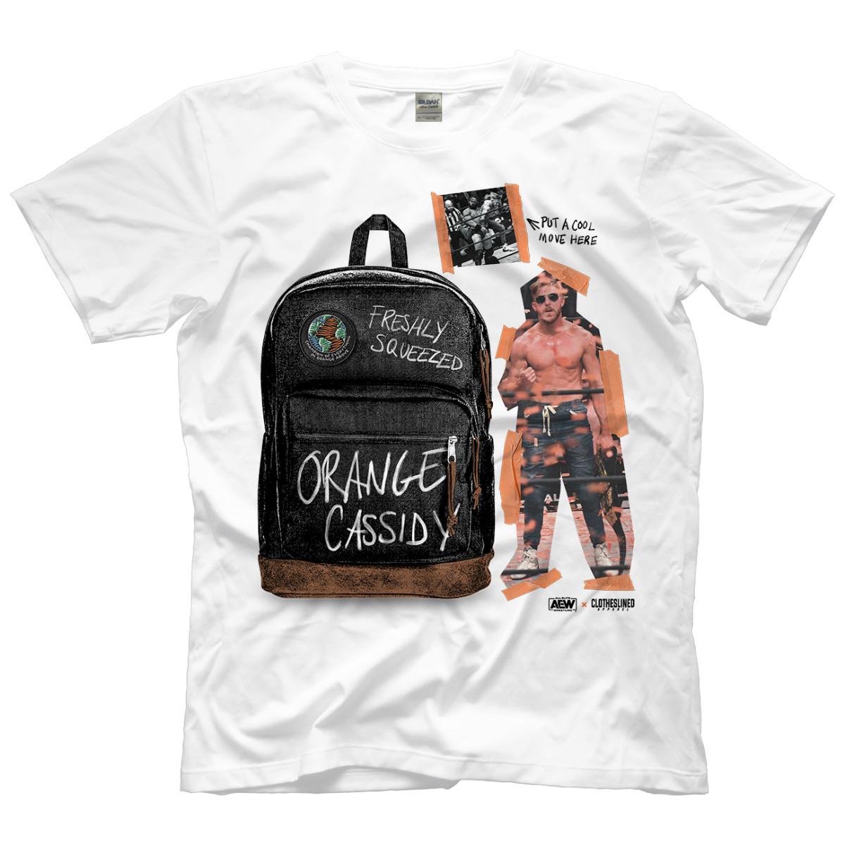 Orange Cassidy - Clotheslined Championship Series AEW Official T-Shirt S