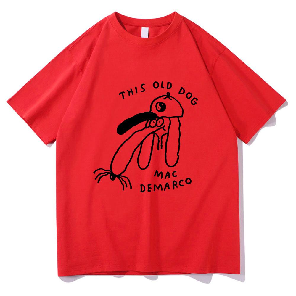 Mac  DeMarco This Old Dog Tshirt 2025 Funny Men and Women Clothing Harajuku Clothes Summer Tops Unisex Graphic T Shirts Summer