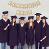 3sets Pre-strung Congrats Grad Banner Golden Glitter Graduation Party Banner Pre-strung Garland on Strand Party Streamer Decorations & Decor