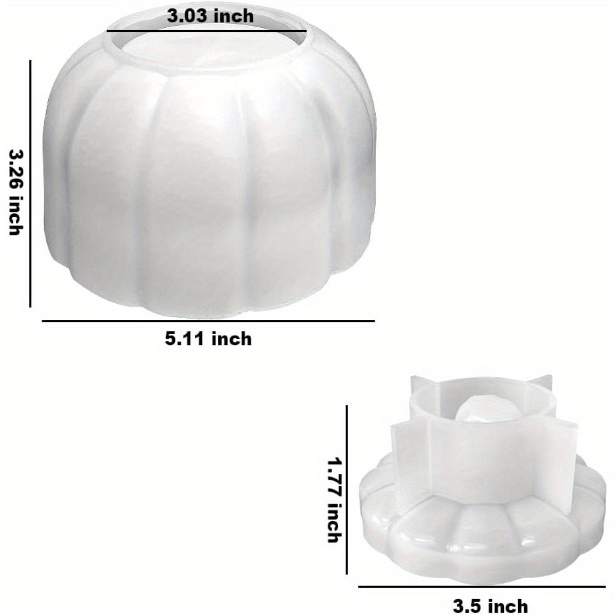 Форма для большого тыквенного горшка 5 дюймов, Хэллоуинская силиконовая форма для смолы, Форма-коробка для хранения для смолы, глины, гипса