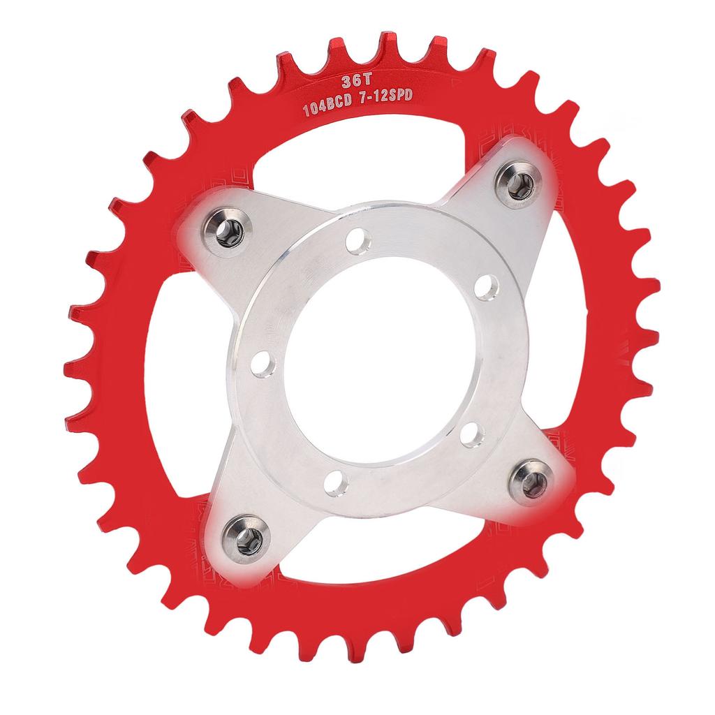 Motor Bike Gear Adapter Mid Drive Chainring Spider Chain Conversion Kit for Bafang BBS01 BBS02 36T