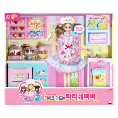 [Mimi World Official] Cake Making Party Chemimi, Popular Korean Character Toys